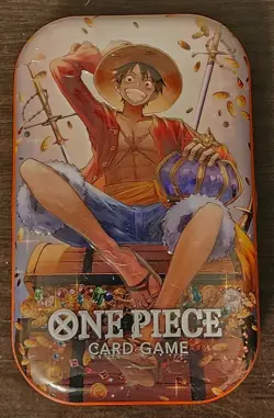 One Piece Card Game Mini-Tin Pack Set Vol 2 | Monkey D. Luffy | Factory Sealed - Image 1