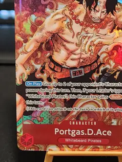 Portgas D. Ace (Parallel Art) - Paramount War OP02-013, NM - Image 5