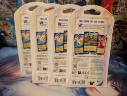 Disney Lorcana - Fabled Booster Pack Art Lot Of 4 - Cruella Sleeved - Image 2