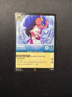 Disney Lorcana Moana Curious Explorer Winterspell EN 11 155/204 Legendary - Image 1
