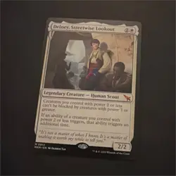 Magic: The Gathering Delney Streetwise Lookout Murders Rare Legendary White 012 - Image 1