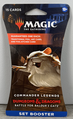 MTG Magic The Gathering D&D Battle for Baldurs Gate Commander Legends Booster - Image 1