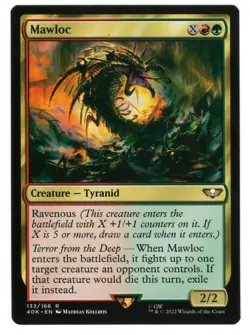 MTG Mawloc Universe Beyond Warhammer 40K Magic The Gathering TCG - Image 1