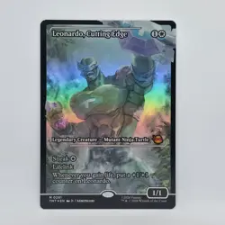 Leonardo Cutting Edge M 0281 Japanese Showcase Magic the Gathering TMNT (FOIL) - Image 1