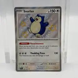 Snorlax Baby Shiny 202/091 Holo Rare Paldean Fates Shiny Vault NM Pokemon TCG - Image 1