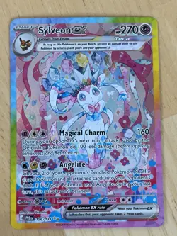 Pokemon TCG Sylveon EX Prismatic Evolutions Holo SIR Card 156/131 - Image 1