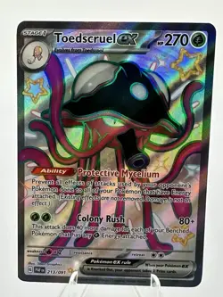 Pokemon TCG Toedscruel EX 213/091 S&V: Paldean Fates Ultra Rare NM Condition - Image 1