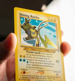 2002 Pokemon Neo Destiny Shining Raichu 111/105 - Secret Rare - NM/M Front - Image 1