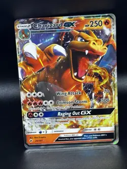 Charizard GX 20/147 Pokemon Burning Shadows Holo LP 2017 - Image 1