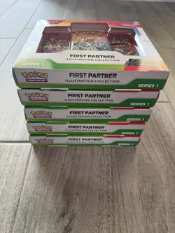 Pokemon TCG First Partner Illustration Collection Series 1 Box New Sealed - Image 2