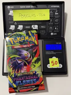 (HEAVY)🔥 22.60g Pokemon TCG Phantasmal Flames Booster Pack Factory Sealed✅ - Image 1