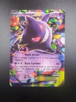 Pokemon TCG Gengar EX Ultra Rare 34/119 XY Phantom Forces Holo English NM - Image 1