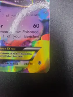 Pokemon TCG Gengar EX Ultra Rare 34/119 XY Phantom Forces Holo English NM - Image 5