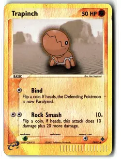 Trapinch ⭐ 79/97 Reverse Holo Common Dragon 2003 Pokemon MP - Image 1