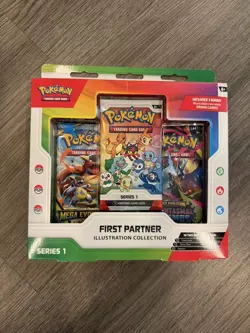 Pokemon TCG First Partner Illustration Collection Series 1 New Sealed IN HAND - Image 1