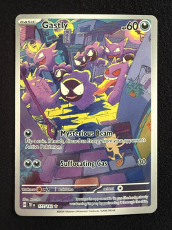 Gastly 177/162 Temporal Forces Illustration Rare NM Pokemon SV05 - Image 1