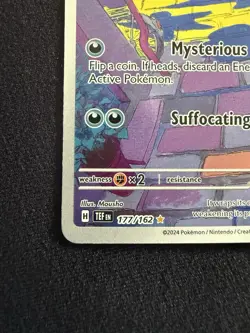 Gastly 177/162 Temporal Forces Illustration Rare NM Pokemon SV05 - Image 5
