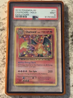 2016 Pokemon XY Evolutions Charizard number 11/108 PSA 9 Graded Near Mint! - Image 1