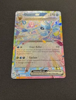 Pokemon TCG Glaceon ex 026/131 SV: Prismatic Evolutions Double Rare Near Mint - Image 2