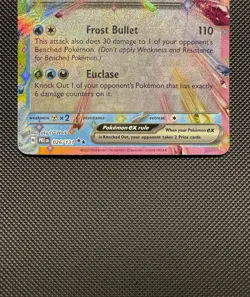 Pokemon TCG Glaceon ex 026/131 SV: Prismatic Evolutions Double Rare Near Mint - Image 4