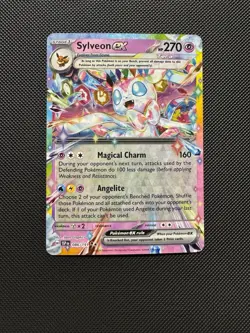 Pokemon TCG Sylveon ex 086/191 Sv08: Surging Sparks Double Rare Near Mint - Image 1