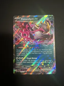 Pokemon Fezandipity ex 142/217 Ascending Heroes English NM Pack To Sleeve Pulled - Image 1