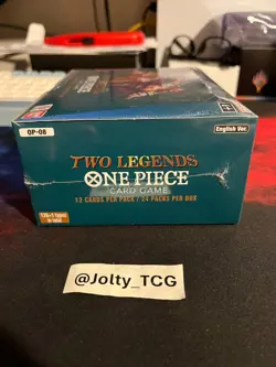 One Piece TCG: Two Legends Booster Box OP-08 English Sealed - Image 2