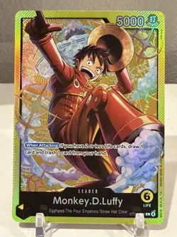 Monkey D Luffy Foil Leader Egghead ST29-001 One Piece Tcg Near Mint Single! - Image 1