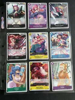 Women of One Piece English - 9 Cards Mixed Lot Beautiful Girl Characters - Image 1