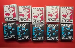 Pokemon Black Bolt/White Flare Card Sleeves 65/pack 5 Each 10x Total - Image 1