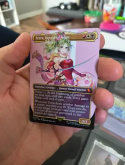 Terra, Herald of Hope (Borderless) - 0204 - Final Fantasy MTG - NM/M SHIPS NOW - Image 1