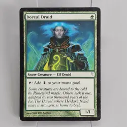 MTG Magic The Gathering 105/155 Boreal Druid Coldsnap LP - Image 1