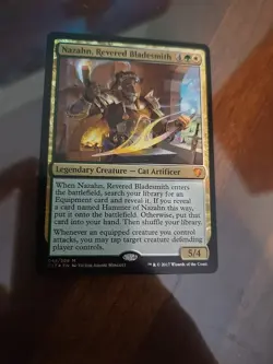 Nazahn, Revered Bladesmith Commander 2017 Foil - Image 1