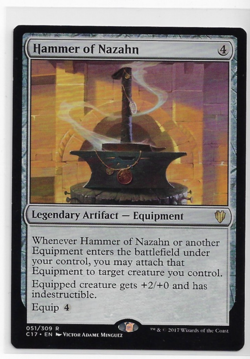 Hammer of Nazahn Commander 2017 Regular (MP) 051/309 - Image 1