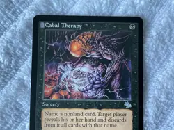 Magic the Gathering MTG 1x Cabal Therapy Judgment HP - Image 2