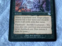 Magic the Gathering MTG 1x Cabal Therapy Judgment HP - Image 3