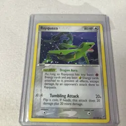 Rayquaza ex deoxys 22/107 Holo Pokemon - Image 1