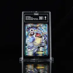 2016 POKEMON XY BLACK STAR PROMO #XY122 FULL ART/BLASTOISE EX TAG 9 - Image 1