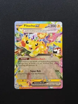 Pokemon Pikachu EX 057/191 - TCG Prize Pack Series 7 Play Stamped - Image 1