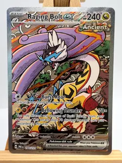 Pokemon Prismatic Evolutions - 166/131 Raging Bolt ex - SIR - NM/M - Image 1