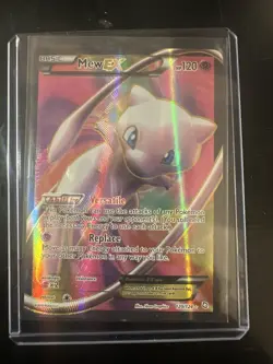 Pokemon Mew EX Full Art Ultra Rare Card 120/124 BW Dragons Exalted - Image 1