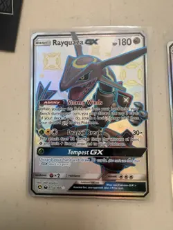 Rayquaza GX 177A/168 Alternate Art Holo Promo English Pokemon Card - Image 1