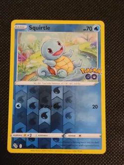 Squirtle - 015/078 (Reverse Holo) #15 - Pokemon Sword & Shield: Pokemon Go - Image 1