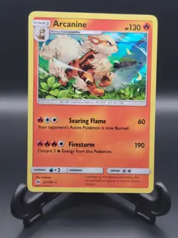 Arcanine - 22/149 - Holo Rare - Pokemon Sun & Moon: Base Set - Image 1