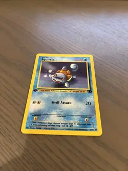 Pokemon TCG Squirtle Team Rocket 68 Regular 1st Edition Common NM - Image 2