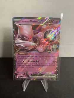 Team Rocket's Mewtwo Ex 81/182 Destined Rivals Pokemon Card - Image 2