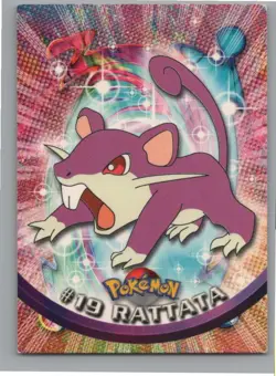 1999 Pokemon Topps Rattata 19 Ungraded - Image 1