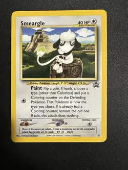 Pokemon TCG Smeargle WOTC Promo Card 32/53 Regular NM Condition - Image 1