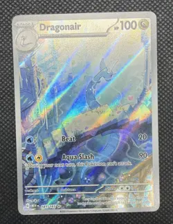 Pokemon Dragonair Illustration Rare Full Art Holo Scarlet & Violet 151 181/165 - Image 1