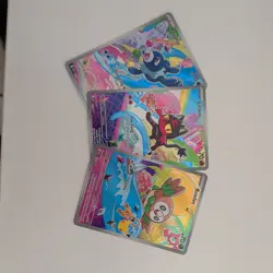 Rowlet, Litten & Popplio First Partner Illustration Collection Promo Set Pokemon - Image 1